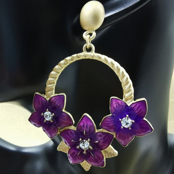 europe and the united states new exaggerated fashion drop oil flower ladies earrings wholesale, Silver
europe and the united states new exaggerated fashion drop oil flower ladies earrings wholesale, Silver
