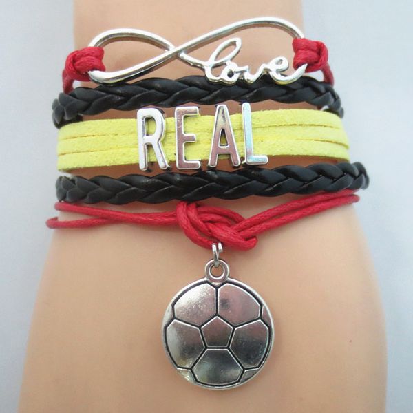jewelry infinity love real team bracelet red white blue wristband friendship gifts, Golden;silver
jewelry infinity love real team bracelet red white blue wristband friendship gifts, Golden;silver