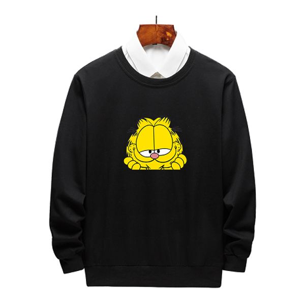 mens and womens brand sweatshirt boys solid color womens cartoon print clothes youth casual clothes garfield print clothing 2019 autumn, Black
mens and womens brand sweatshirt boys solid color womens cartoon print clothes youth casual clothes garfield print clothing 2019 autumn, Black