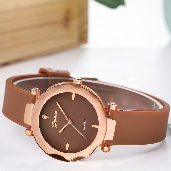 fashion womens simple modern sleek design ladies watches classical geneva silica band analog quartz wrist watch gift zegarek #d, Slivery;brown
fashion womens simple modern sleek design ladies watches classical geneva silica band analog quartz wrist watch gift zegarek #d, Slivery;brown
