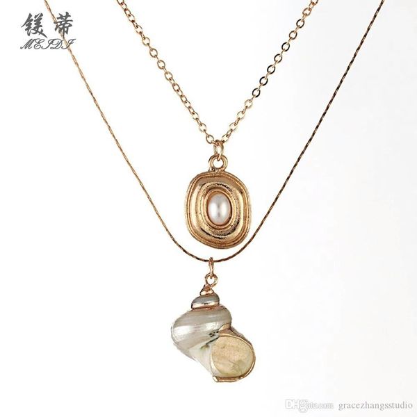 многослойная оболочка раковины кулон ожерелье для женщин роскошного золотого сплава conches оболочек подвесками богемный стиль праздник моды, Silver 
многослойная оболочка раковины кулон ожерелье для женщин роскошного золотого сплава conches оболочек подвесками богемный стиль праздник моды, Silver