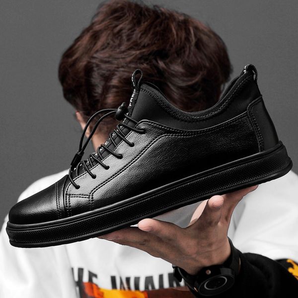 genuine leather men shoes fashion sneakers oxfords lace up driving loafers breathable comfortable men shoes moccasins o5, Black
genuine leather men shoes fashion sneakers oxfords lace up driving loafers breathable comfortable men shoes moccasins o5, Black