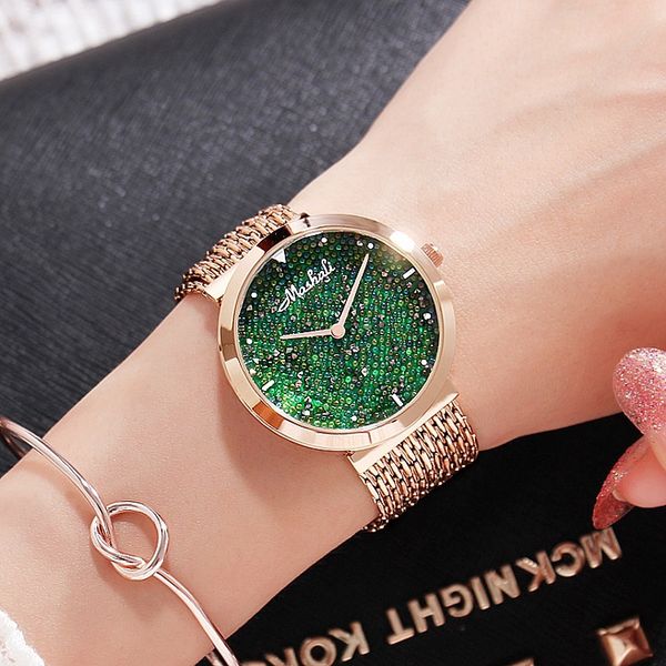 mashali gold starry full diamond trend watch bracelet watch face women's fashion women's rose strap tassel emjbk, Slivery;brown
mashali gold starry full diamond trend watch bracelet watch face women's fashion women's rose strap tassel emjbk, Slivery;brown