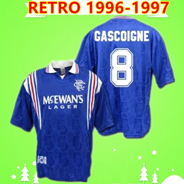 1996 1997 glasgow rangers soccer jerseys retro 96 97 home blue vintage #8 gascoigne #11 albertz #6 ferguson classic football shirts, Black;yellow
1996 1997 glasgow rangers soccer jerseys retro 96 97 home blue vintage #8 gascoigne #11 albertz #6 ferguson classic football shirts, Black;yellow