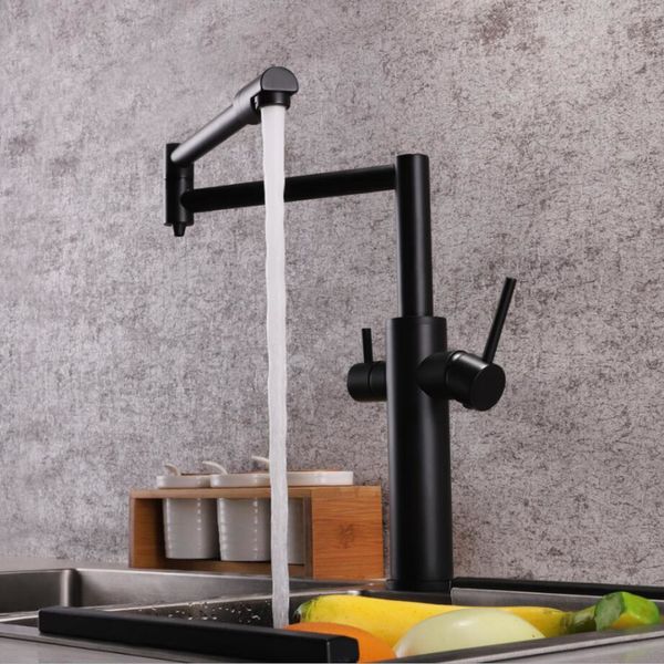 two handle dual control cold mixer with water purification function kitchen sink tap brass black/brushed finish rotatable folding faucet
two handle dual control cold mixer with water purification function kitchen sink tap brass black/brushed finish rotatable folding faucet