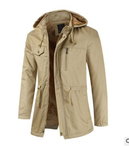 autumn and winter leisure fashion new hooded cotton-padded jacket in a long slim cotton-padded coat with fleece coat, Tan;black
autumn and winter leisure fashion new hooded cotton-padded jacket in a long slim cotton-padded coat with fleece coat, Tan;black