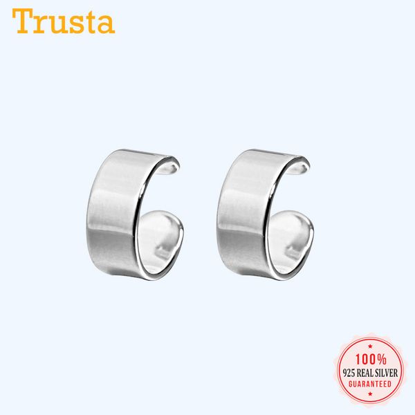 trusta 100% 925 sterling silver smooth surface ear cuff clip on earrings for women girl without piercing earings jewelry ds1040, Golden
trusta 100% 925 sterling silver smooth surface ear cuff clip on earrings for women girl without piercing earings jewelry ds1040, Golden