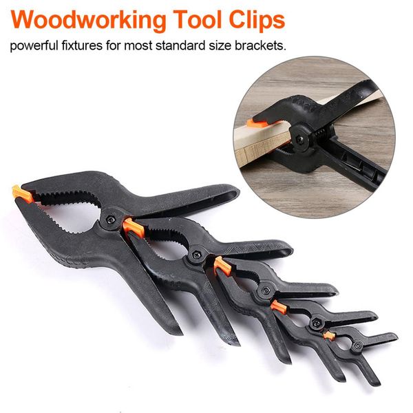 a-type plastic nylon 6pcs adjustable clamps for woodworking wood working tools spring clamp clips 2/3/4/6/9 inch
a-type plastic nylon 6pcs adjustable clamps for woodworking wood working tools spring clamp clips 2/3/4/6/9 inch