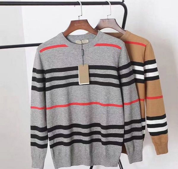 19 luxury sweater new mens high end trend designer sweater tide brand classic style loose comfortable boutique pullover, White;black
19 luxury sweater new mens high end trend designer sweater tide brand classic style loose comfortable boutique pullover, White;black