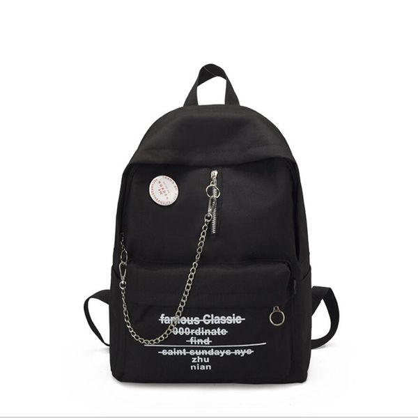 trend chain backpack female punk hip hop oxford waterproof street campus bag college student travel rucksack school backpacks
trend chain backpack female punk hip hop oxford waterproof street campus bag college student travel rucksack school backpacks