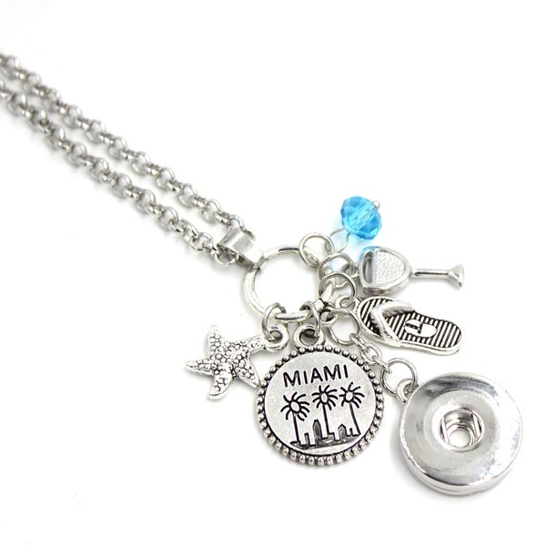 new arrival women jewellery wholesale interchangeable jewelry tropical miami pendant necklace beach flip flop necklace snap necklace gift, Silver
new arrival women jewellery wholesale interchangeable jewelry tropical miami pendant necklace beach flip flop necklace snap necklace gift, Silver