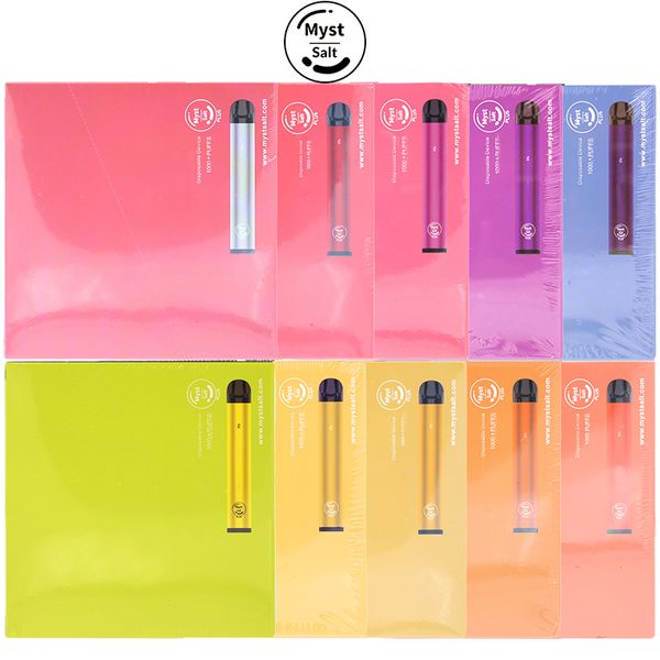 Аутентичные Myst Соль Plus 1000 + пуфы одноразовые устройства Vape Pen 650mAh Аккумулятор 3,2 мл Предварительно заполненные Starter Kits Портативный Бобы системы испарителей
Аутентичные Myst Соль Plus 1000 + пуфы одноразовые устройства Vape Pen 650mAh Аккумулятор 3,2 мл Предварительно заполненные Starter Kits Портативный Бобы системы испарителей