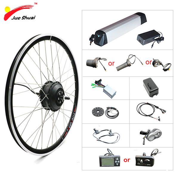 20" 24" 26" 700c 27.5" 29" electric bike conversion kit 36v 250w - 500w wheel motor electric bike kit with lithium, Silver;blue
20" 24" 26" 700c 27.5" 29" electric bike conversion kit 36v 250w - 500w wheel motor electric bike kit with lithium, Silver;blue