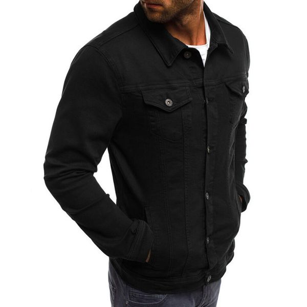 men's denim jacket fashion jeans jackets slim fit casual streetwear vintage men jean clothing plus size #0924, Black;brown
men's denim jacket fashion jeans jackets slim fit casual streetwear vintage men jean clothing plus size #0924, Black;brown