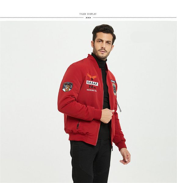 Stylish Mens Winter Designer Jackets Embroidery Badge Printed Casual Coats Solid Color Mens New Flight Jackets
Stylish Mens Winter Designer Jackets Embroidery Badge Printed Casual Coats Solid Color Mens New Flight Jackets