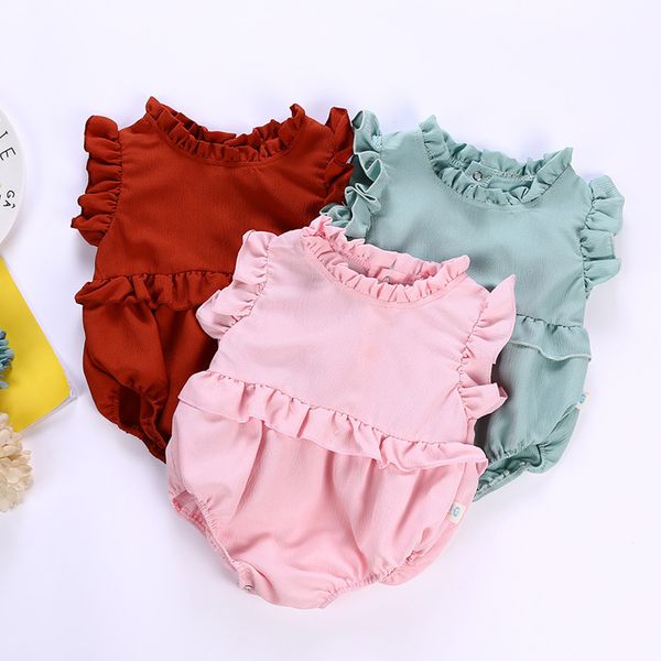 baby kids sleeveless rompers cool and comfortable breathable fabric solid ruffled jumpsuit summer o-neck bodysuit, White
baby kids sleeveless rompers cool and comfortable breathable fabric solid ruffled jumpsuit summer o-neck bodysuit, White