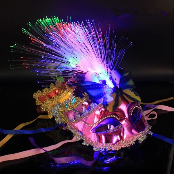 women girls led flashing butterfly mask glowing light venetian masks party decor halloween purim festival cosplay costume
women girls led flashing butterfly mask glowing light venetian masks party decor halloween purim festival cosplay costume
