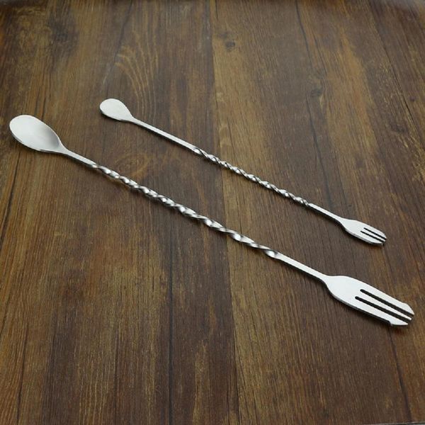 1pcs stainless steel mixing cocktail spoon spiral pattern bar spoon stir bar tool bartender tableware tools 2 sizes
1pcs stainless steel mixing cocktail spoon spiral pattern bar spoon stir bar tool bartender tableware tools 2 sizes