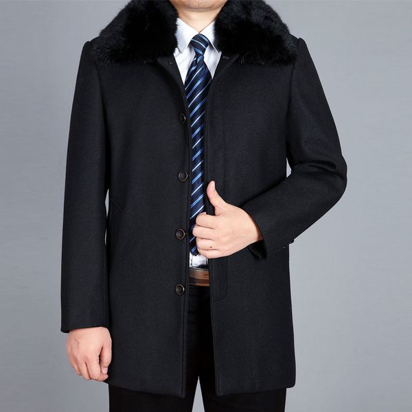 1366 new arrival winter men casual wool overcoat medium-long plus velvet thickening fur collar outerwear plus size mlxl2xl3xl4xl, Black
1366 new arrival winter men casual wool overcoat medium-long plus velvet thickening fur collar outerwear plus size mlxl2xl3xl4xl, Black