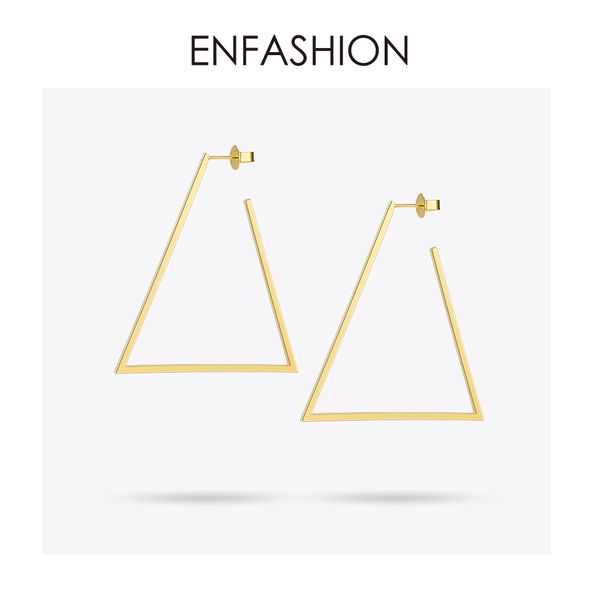 enfashion jewelry geometric big triangle earrings gold color stainless steel long drop earrings for women earings eb171033, Silver
enfashion jewelry geometric big triangle earrings gold color stainless steel long drop earrings for women earings eb171033, Silver