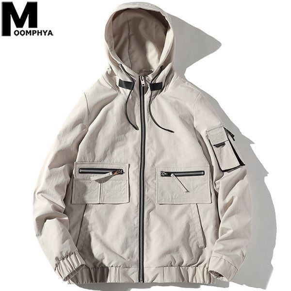 moomphya hooded pockets workwear style jacket men streetwear men clothes 2019 coat men's windbreaker outwear men's jacket, Black;brown
moomphya hooded pockets workwear style jacket men streetwear men clothes 2019 coat men's windbreaker outwear men's jacket, Black;brown
