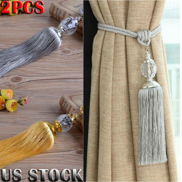 bow ties curtain holdbacks rope tie backs tassel beaded tiebacks crystal ball decor 2 pcs, Black;gray
bow ties curtain holdbacks rope tie backs tassel beaded tiebacks crystal ball decor 2 pcs, Black;gray