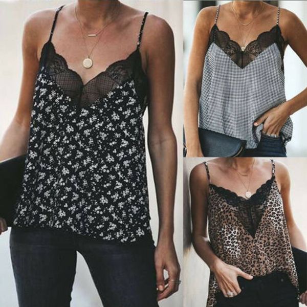lace floral sleeveless plaid print vest for women t-shirt summer cami new loose tank top, White
lace floral sleeveless plaid print vest for women t-shirt summer cami new loose tank top, White