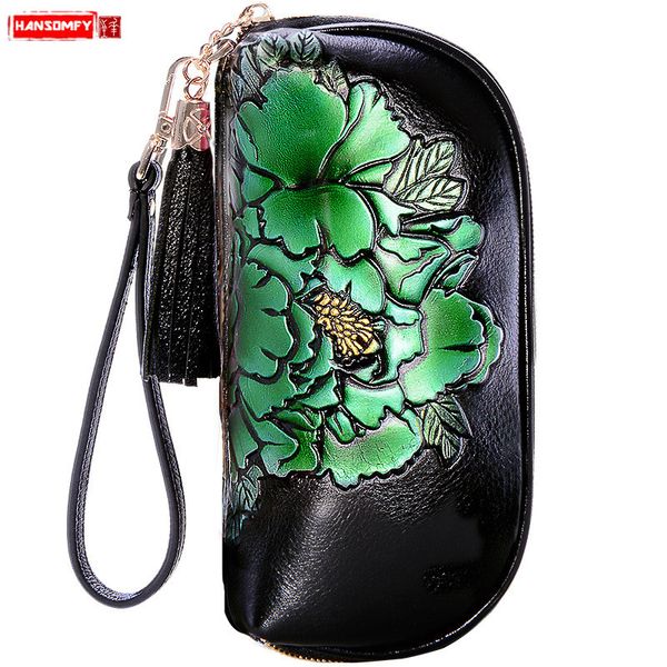 genuine leather women long wallet female tide retro wind color painted flowers mobile phone clutch bag coins purse zipper wallet, Red;black
genuine leather women long wallet female tide retro wind color painted flowers mobile phone clutch bag coins purse zipper wallet, Red;black