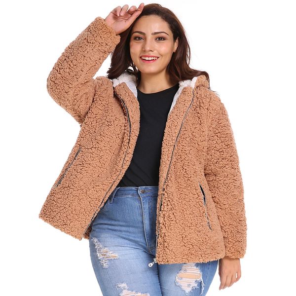 2019 winter hooded coat women faux fur coat jacket thick warm fake fleece oversized jacket fluffy jackets plus size 5x overcoat, Black
2019 winter hooded coat women faux fur coat jacket thick warm fake fleece oversized jacket fluffy jackets plus size 5x overcoat, Black