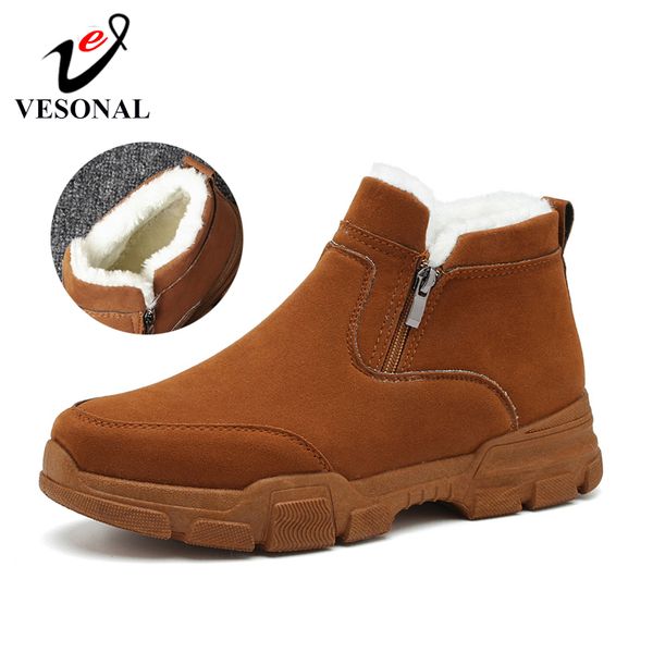 vesonal brand winter new warm short plush snow boots for male man casual shoes sneakers men footwear quality walking shoes, Black
vesonal brand winter new warm short plush snow boots for male man casual shoes sneakers men footwear quality walking shoes, Black