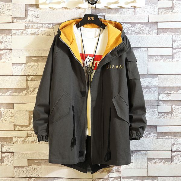 ins with hooded bomber jackets men 2019 streetwear windbreaker korean casual autumn spring jackets coats, Tan;black
ins with hooded bomber jackets men 2019 streetwear windbreaker korean casual autumn spring jackets coats, Tan;black