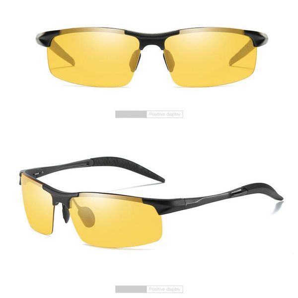 al-mg alloy pchromic lens polarized men's day&night vision driving sunglasses, anti-glare male driver sun glasses s156, White;black
al-mg alloy pchromic lens polarized men's day&night vision driving sunglasses, anti-glare male driver sun glasses s156, White;black