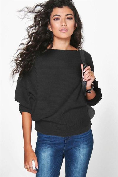 ladies solid o-neck sweater women batwing sleeve knitted pullover loose sweater jumper knitwear pull femme nouveaute 2019, White;black
ladies solid o-neck sweater women batwing sleeve knitted pullover loose sweater jumper knitwear pull femme nouveaute 2019, White;black