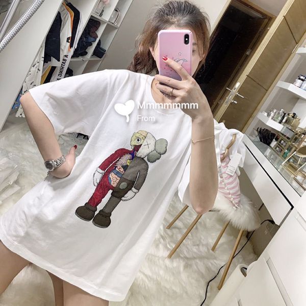 2020 designer men's and women's t-shirt high-quality cotton round neck kaws joint beautiful cartoon white fashion short sleeve s-x
2020 designer men's and women's t-shirt high-quality cotton round neck kaws joint beautiful cartoon white fashion short sleeve s-x