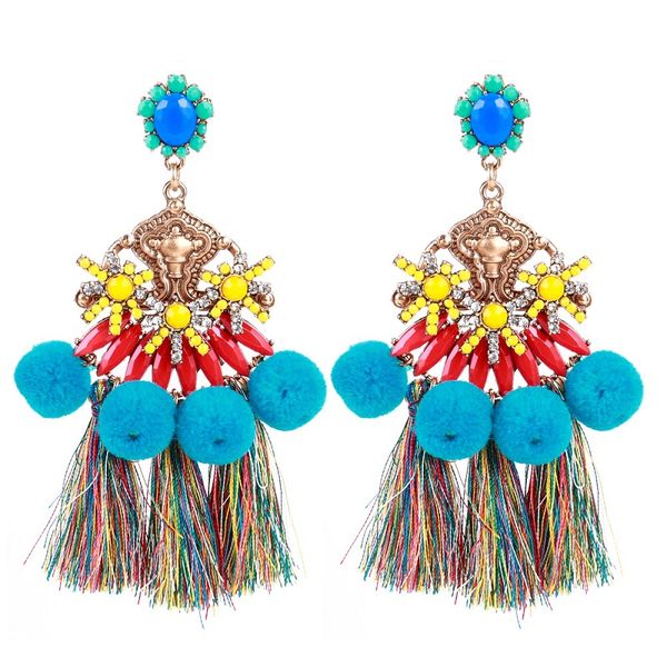 bohemia resin multilayer tassels earrings wool ball vintage ethnic big dangle earrings statement jewelry for women wholesale dhl, Silver
bohemia resin multilayer tassels earrings wool ball vintage ethnic big dangle earrings statement jewelry for women wholesale dhl, Silver