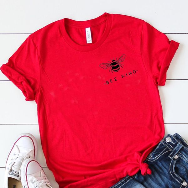 Bee Kind Pocket Print Tshirt Women Tumblr Save The Bees Graphic Tees Women Plus Size T Shirts Cotton O-Neck Tops Drop Shipping
Bee Kind Pocket Print Tshirt Women Tumblr Save The Bees Graphic Tees Women Plus Size T Shirts Cotton O-Neck Tops Drop Shipping