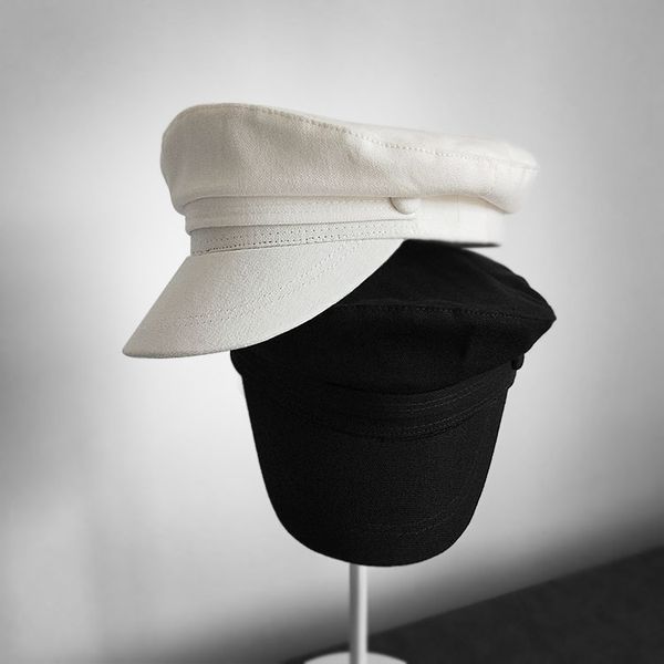cotton navy hat women's white flat beret fashion versatile newsboy hat fashion casual navy style cap, Blue;gray
cotton navy hat women's white flat beret fashion versatile newsboy hat fashion casual navy style cap, Blue;gray