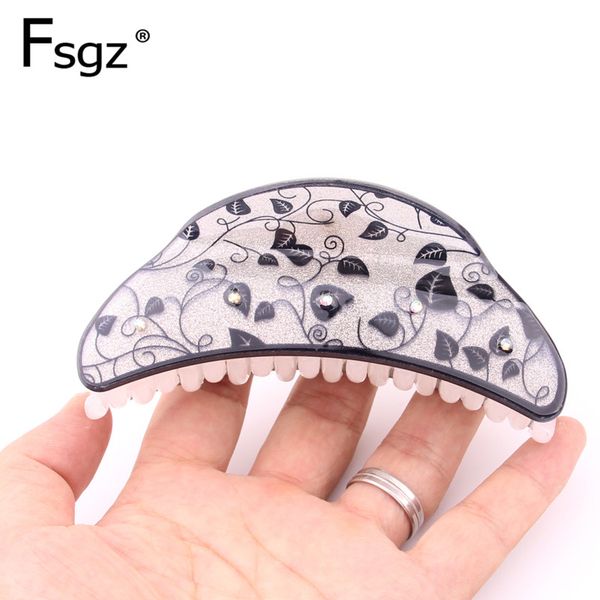 11 cm big crabs for hair vintage leaves pattern acrylic rhinestone hair claw clips for women ponytail catching holder headwear
11 cm big crabs for hair vintage leaves pattern acrylic rhinestone hair claw clips for women ponytail catching holder headwear