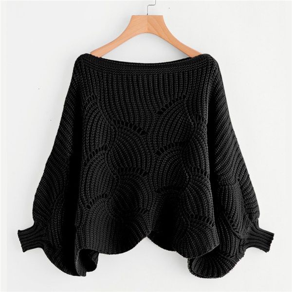 sweaters woman women designer sweater black preppy solid oversized eyelet detail scallop boat neck sweater autumn casual women acrylic, White;black
sweaters woman women designer sweater black preppy solid oversized eyelet detail scallop boat neck sweater autumn casual women acrylic, White;black