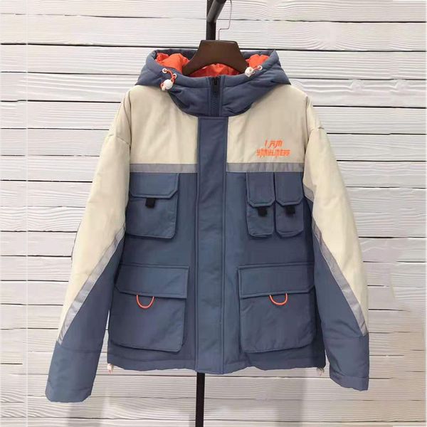 winter coat 2019 new fashion men's and women's down jacket hooded thick warm outerwear big pocket plus size parka with letters, Black
winter coat 2019 new fashion men's and women's down jacket hooded thick warm outerwear big pocket plus size parka with letters, Black