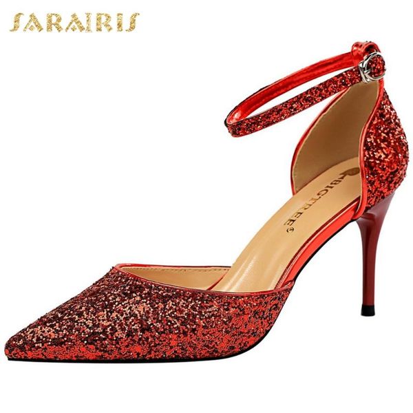 sarairis fashion new design 2020 large size 43 sequined cloth shoes woman sandals buckle strap thin high heels party sandals, Black
sarairis fashion new design 2020 large size 43 sequined cloth shoes woman sandals buckle strap thin high heels party sandals, Black