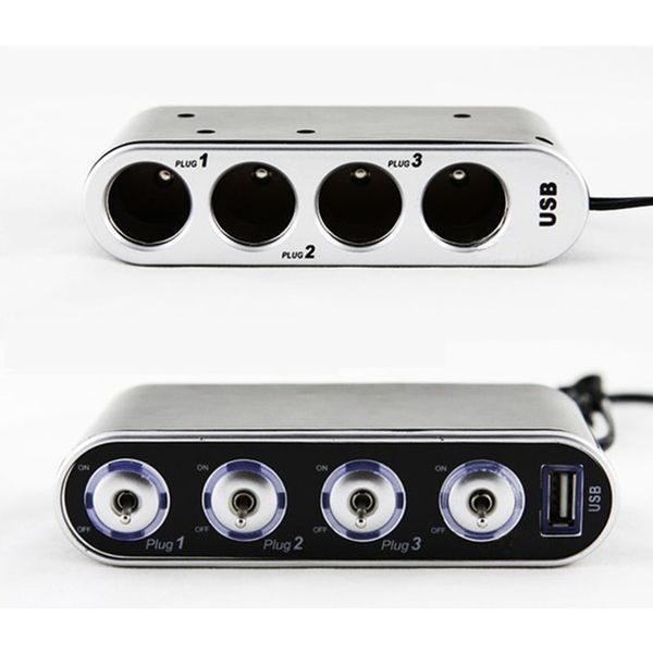 vehicle auto car ette lighter socket splitter +usb ports plug adapter car-styling 12v-24v 4 way multi socket car charger
vehicle auto car ette lighter socket splitter +usb ports plug adapter car-styling 12v-24v 4 way multi socket car charger