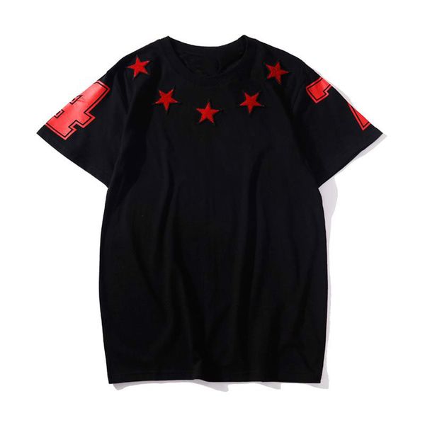 luxury designer t shirts men women hip hop t shirt short sleeves fashion five pointed star printing mens designer t shirt, White;black
luxury designer t shirts men women hip hop t shirt short sleeves fashion five pointed star printing mens designer t shirt, White;black