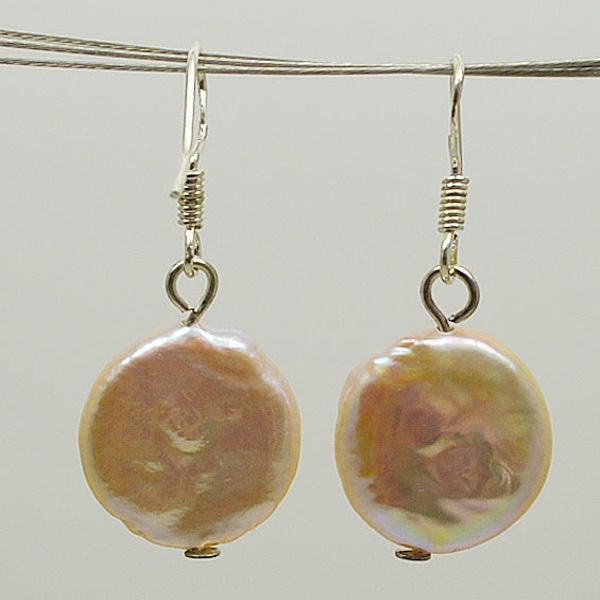 genuine coin pearl earrings pink huge 14mm freshwater pearl jewelry 925 sterling silver dange earring perfect for mother gift, Golden;silver
genuine coin pearl earrings pink huge 14mm freshwater pearl jewelry 925 sterling silver dange earring perfect for mother gift, Golden;silver