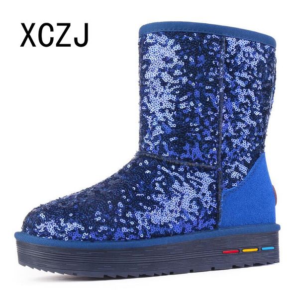 brand winter sequin boots women fashion snow boots 2018 women's warm cotton shoes girlw flat bottom thick middle tube, Black
brand winter sequin boots women fashion snow boots 2018 women's warm cotton shoes girlw flat bottom thick middle tube, Black