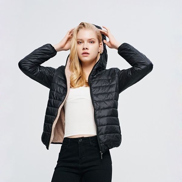 winter jacket women hooded coat with cashmere coats and outwears winter short extra-thick jackets fuzzy jackets, Black
winter jacket women hooded coat with cashmere coats and outwears winter short extra-thick jackets fuzzy jackets, Black