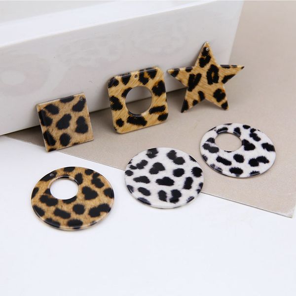 10pcs fashion leopard printing jewelry charms kawaii star round square diy necklace earring pendants ornaments, Bronze;silver
10pcs fashion leopard printing jewelry charms kawaii star round square diy necklace earring pendants ornaments, Bronze;silver