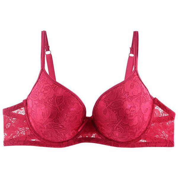 2018 new arrival women plus size underwear lace embroidery bra lingerie b c d cup push up solid color bra 0182, Red;black
2018 new arrival women plus size underwear lace embroidery bra lingerie b c d cup push up solid color bra 0182, Red;black
