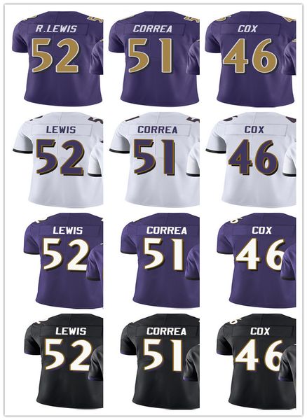 Men 039 women 039 youth baltimore 52 ray lewi 51 kamalei correa 46 morgan cox black white purple cu tom raven football jer ey
Men 039 women 039 youth baltimore 52 ray lewi 51 kamalei correa 46 morgan cox black white purple cu tom raven football jer ey