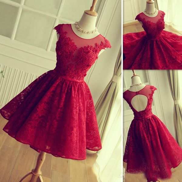 2019 Modest Red Lace Prom Dresses Short Mini Skirt Sheer Neck Tulle Appliques Graduation Homecoming Party Gowns Vestidos De Fiesta Cortos
2019 Modest Red Lace Prom Dresses Short Mini Skirt Sheer Neck Tulle Appliques Graduation Homecoming Party Gowns Vestidos De Fiesta Cortos